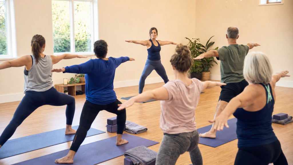 Hatha Yoga class for beginners